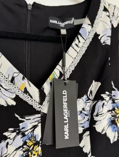 Vestido Floral Karl Lagerfeld tamanho M/G , novo com etiqueta