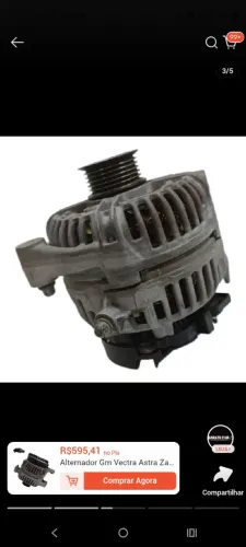 Alternador Vectra 2.2 2.0 120 ampéres