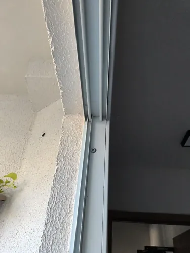 Porta de correr alumínio branco vidro 2 folhas 1,75x2,10