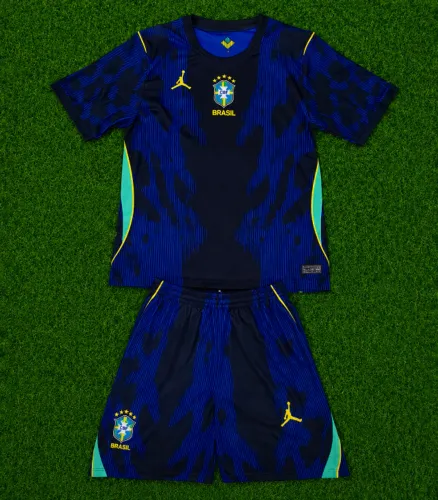 KIT Infantil Brasil 2026 Camisa Brasil Infantil 2026/2027 Pronta Entrega