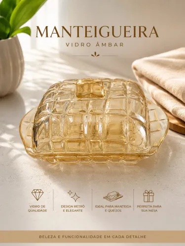 Manteigueira de Vidro
