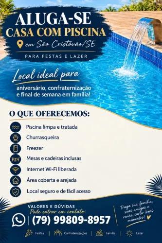 Lazer com segurança e tranquilidade para toda a sua família