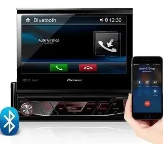 Dvd retrátil pioneer Bluetooth original saída subwofer novinho FAÇO ENTREGAS 