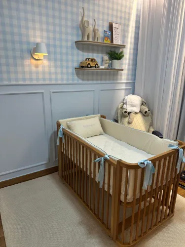 Berço Maria 3 em 1 evolutivo - Tulipa baby