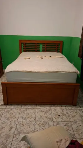 Cama Box Madeira Casal 