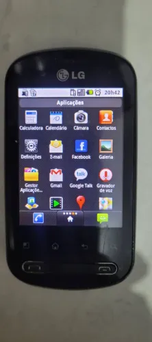 Celular LG Com Acesso a Redes Social.