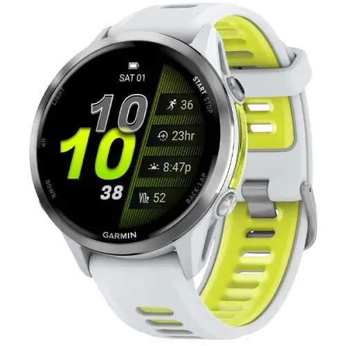 Relógio Garmin Forerunner 970 010-02969 com GPS Bluetooth - Branco