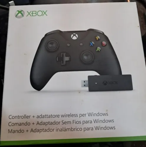 Controle XBOX ORIGINAL e ADAPTADOR WIRELESS (SEM FIO) PARA WINDOWS