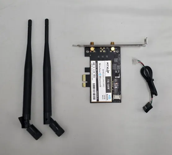 Placa Wi-fi 300 MB com Bluetooth 5.0 com duas antenas