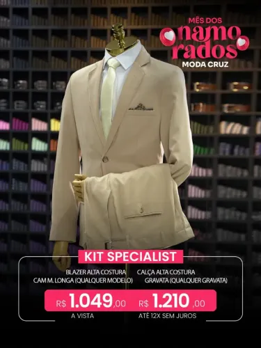 KIT TERNO ALTA COSTURA