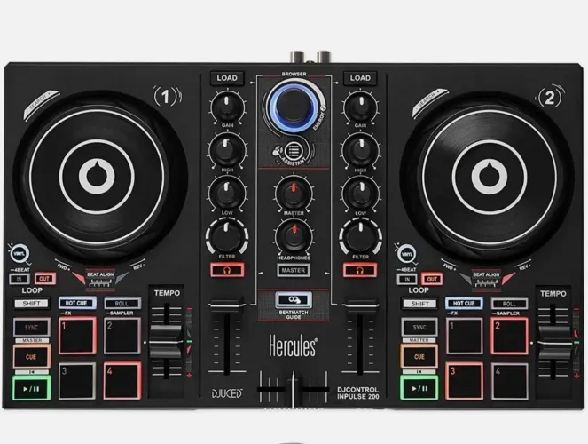 Controle Hercules DJControl Inpulse 200