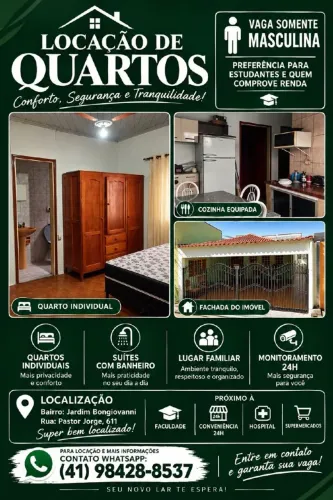 ALUGO QUARTOS