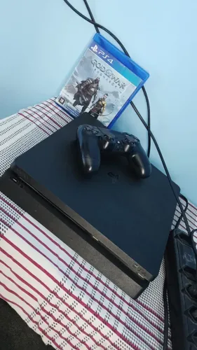 Play 4 com 1 controle original