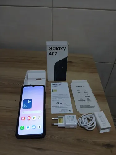 Samsung A07 256GB, M 8GB, Tela 6.7, Câmera 50mp, Proteção Ip54, Processador Octa-core  6nm