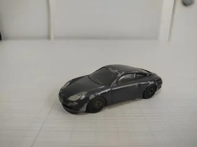 Miniatura Porsche 911 Carrera Maisto 1:64 Azul-marinho