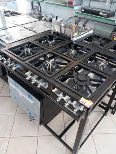 NZ. Fogão industrial 6 bocas 3 duplas epóxi g30 com forno INNAL