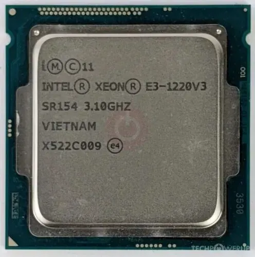 Intel Xeon E3 1220 V3 Lga 1150