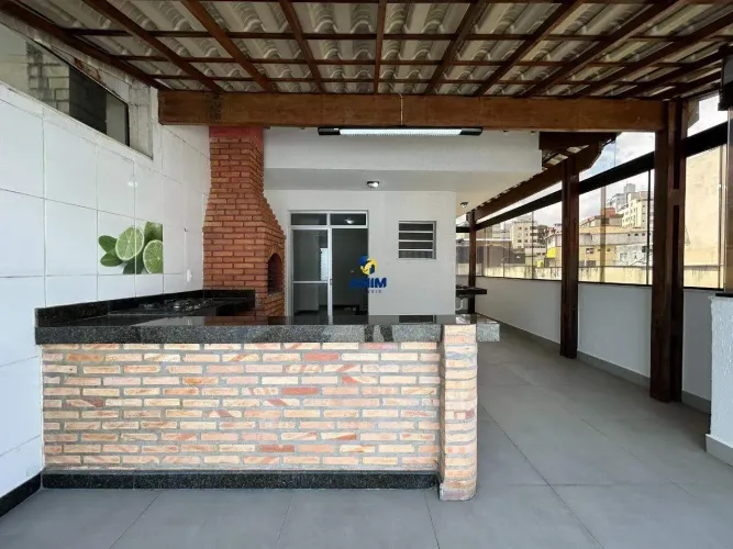 COBERTURA 2 QUARTOS COM ESPAÇO GOURMET E 3 VAGAS NO CASTELO BELO HORIZONTE