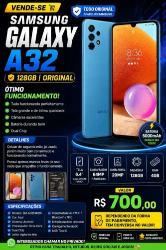 SAMSUNG GALAXY A32 ? 128GB | TODO ORIGINAL ?