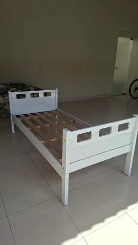 Cama solteiro reforçada MDF 188x88