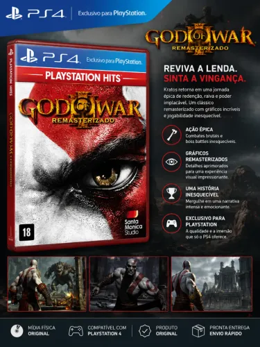 God of War Remasterizado PS4 ? PlayStation Hits