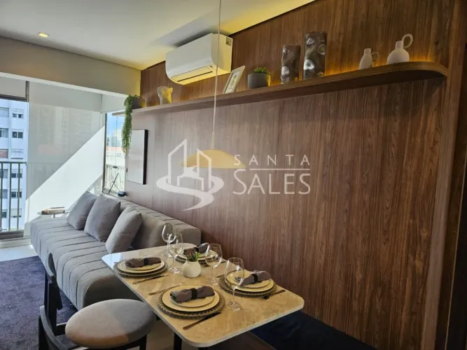 Apartamento para locação na Vila Mariana, São Paulo-SP: 1 quarto, 1 banheiro, 27m² - Imper