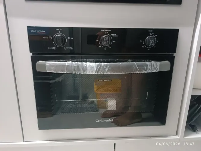 Forno elétrico de embutir continental 127v