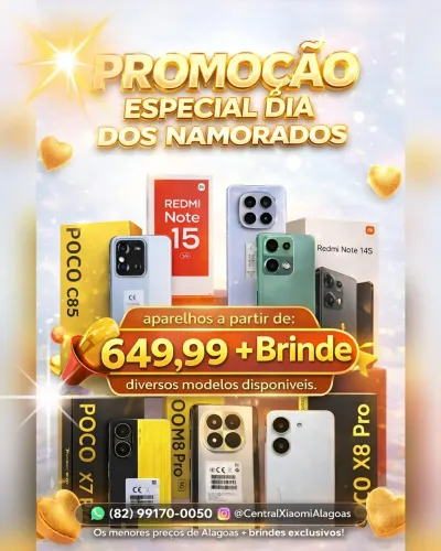 Xiaomi Redmi Note 15 Pro Plus 5G, Poco X8 Pro Max 5G e Diversos Modelos Disponíveis 