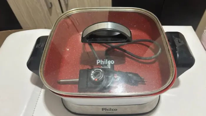 Panela Elétrica Multifuncional Philco Redstone Cerâmica 110V - Ótimo Estado