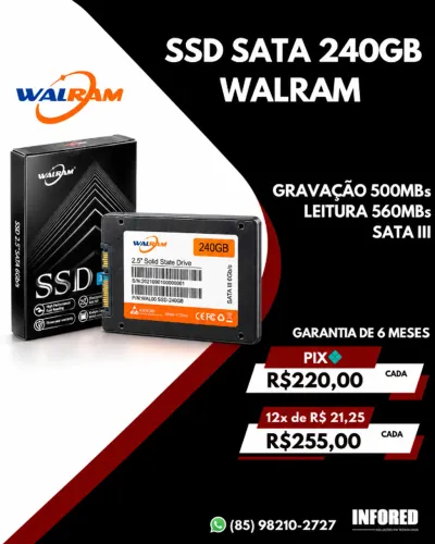 SSD Walram 240GB SATA III 2.5?