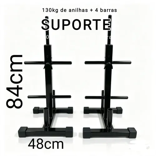 Suporte para barras anilhas