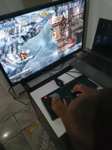 Controle Arcade - PS2, PS3 e PC no PRECINHO!