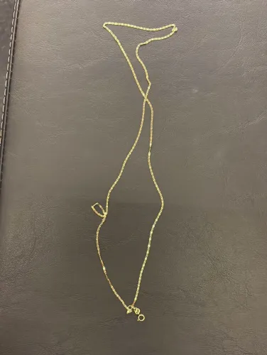 Cordão de ouro 18 60cm novo