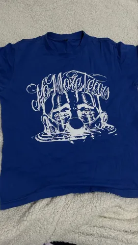 Camiseta mundo m azul