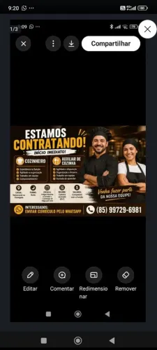 Auxiliar de Cozinha