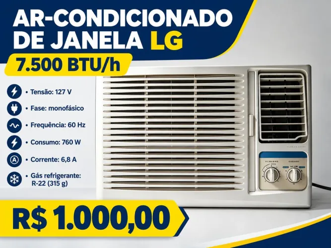 Condicionado de Ar tipo janela LG