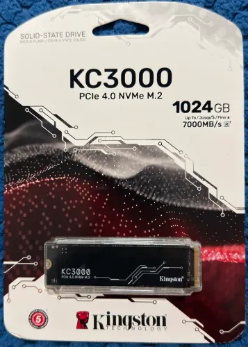 SSD kingston kc3000 1Tb