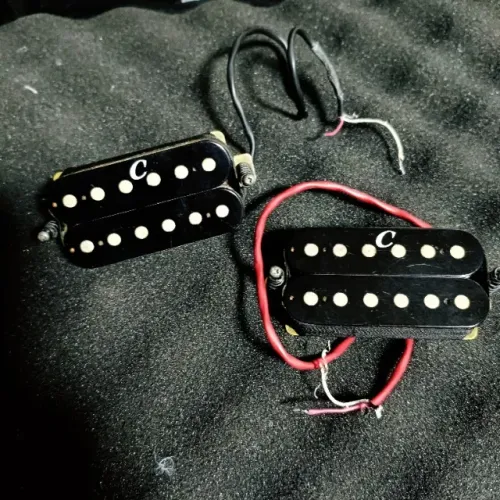 Set de Captadores Condor Humbucker Passivos Preto Para Guitarra High Gain Alto Ganho