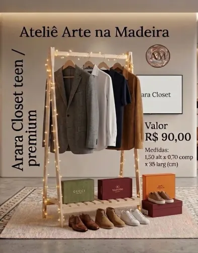 Arara closet na promoção