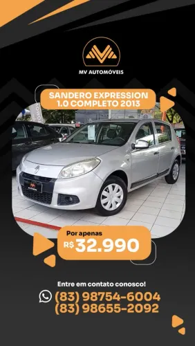 Renault Sandero Expression Hi-flex 1.0 16V 5P 2013