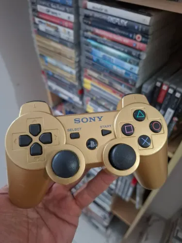 Controle PS3 Dourado