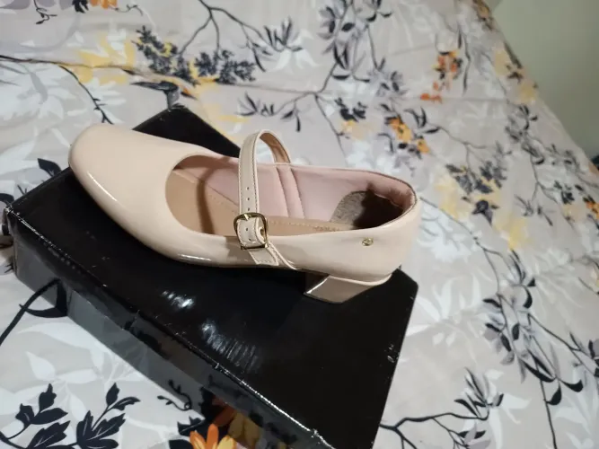 Sapato Nude verniz boneca