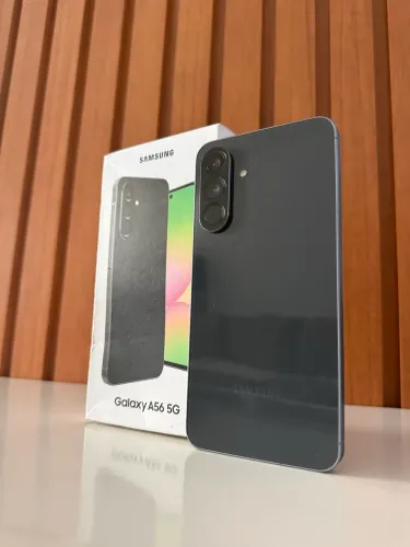 Samsung Galaxy A56 5G 256GB, 8GB RAM, Câmera 50MP, IP67, Super AMOLED 6.7", Recursos Al,