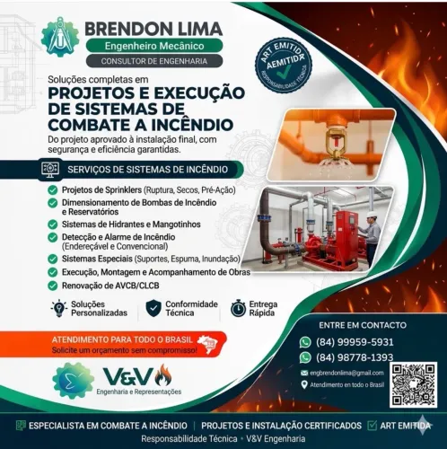 Projetos de incêndio e PPCI