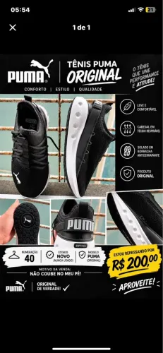 Tênis puma original