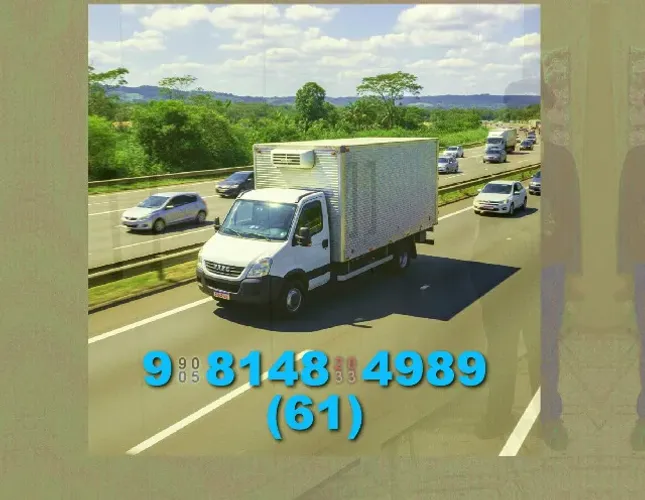 Frete! Transporte seguro e rápido em Águas Claras, consulte W1G2: 61 9 8148+4989!