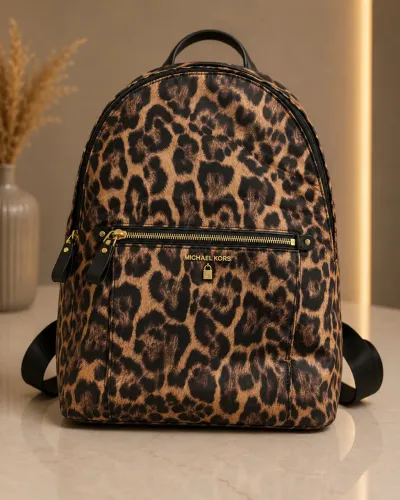 Mochila Michael Kors Original Animal Print Feminina
