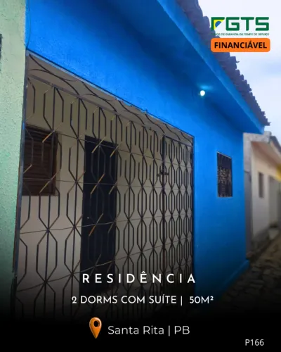 CASA 2 dorm no Santa Rita- PERMITE FINANCIAMENTO