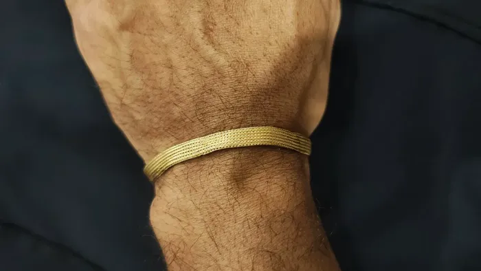 Vendo Pulseira máfia Italiana 18k, 21cm