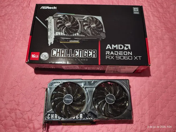 ? RX 9060 XT 16GB ASRock Challenger ? NOVA COM NOTA.